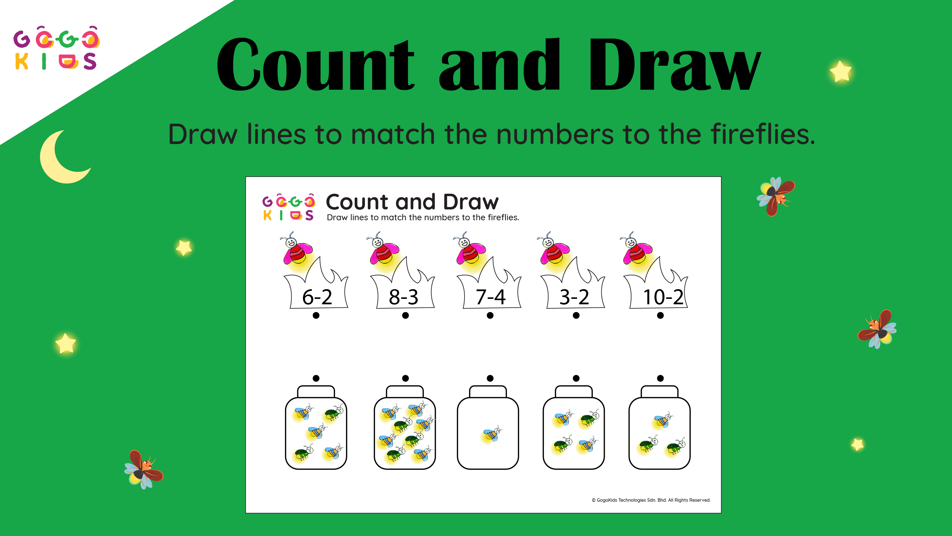 Words and Numbers: Count And Draw