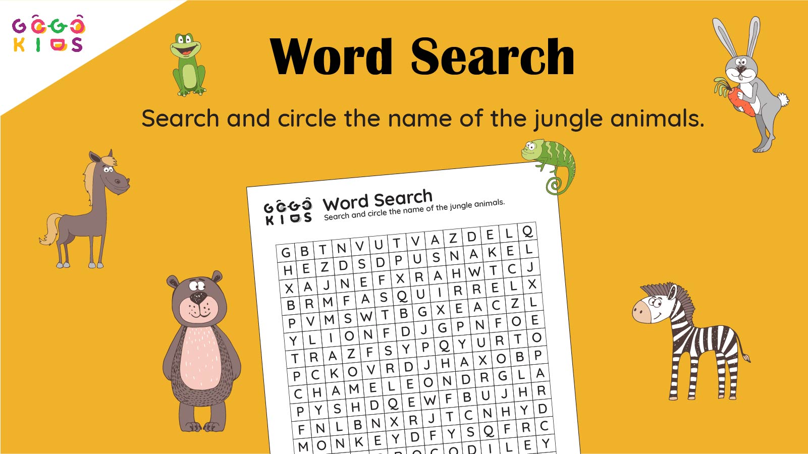 Words and Numbers: Word Search