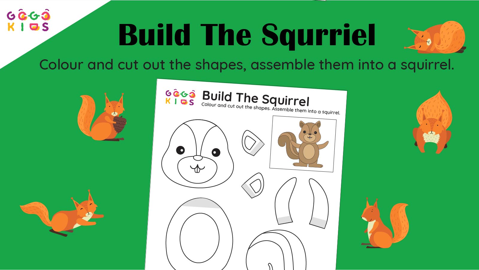 Art and Craft: Build The Squirrel