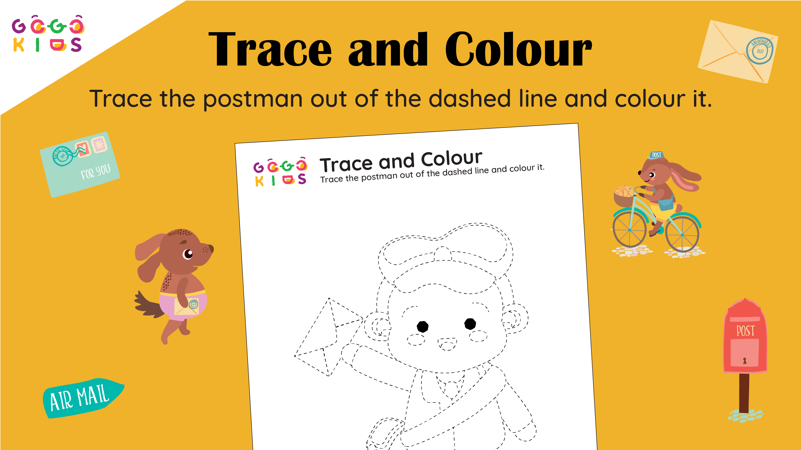 Art and Craft: Trace and Colour