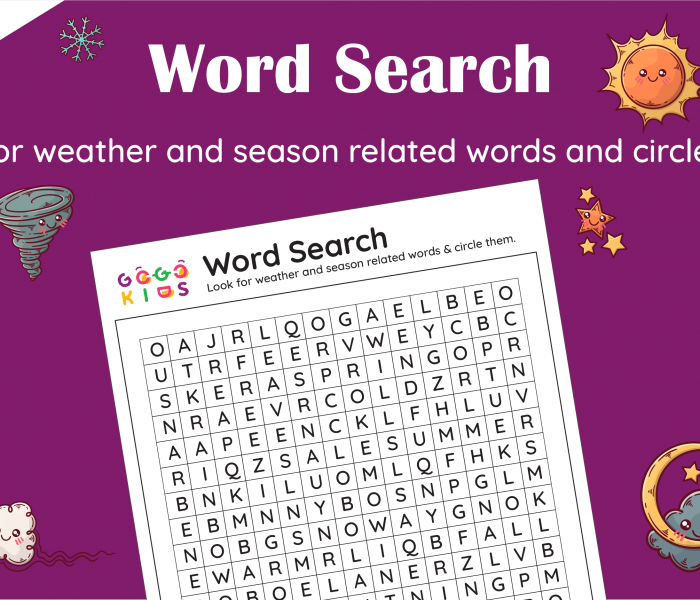 Words and Numbers: Word Search