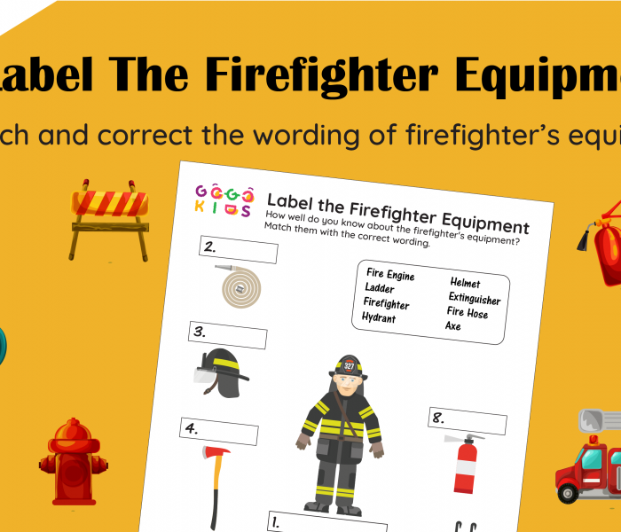 Mini Games:  Label the Firefighter Equipment