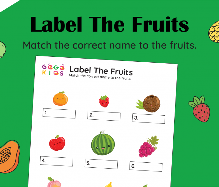 Mini Games: Label The Fruits