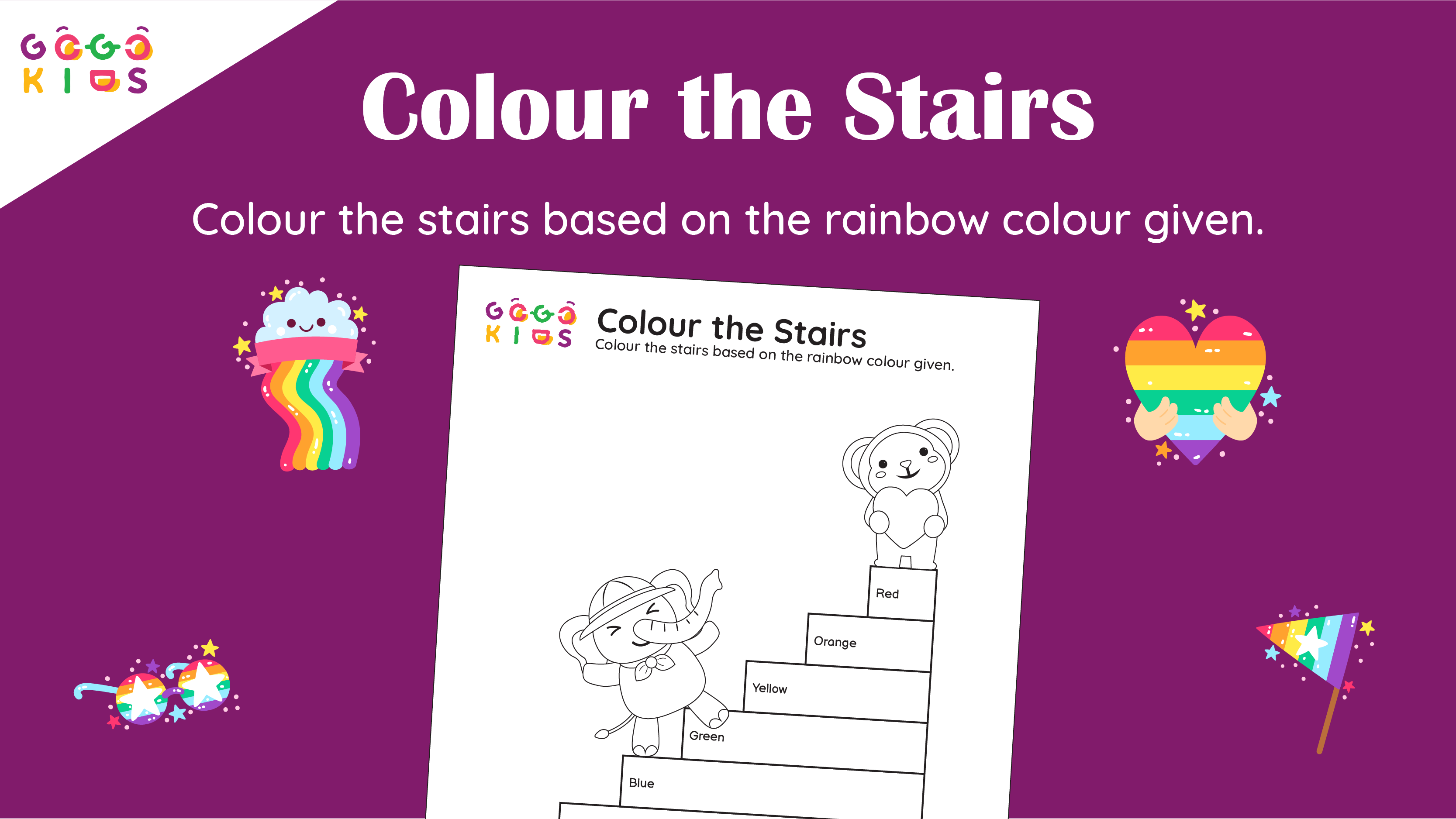Art and Craft: Colour the Stairs
